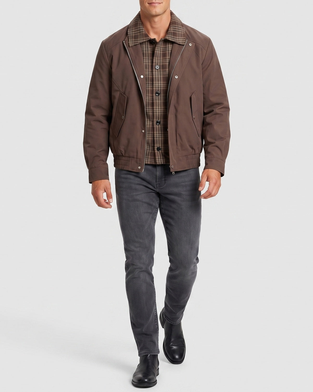Men's Vintage Plaid Jacket