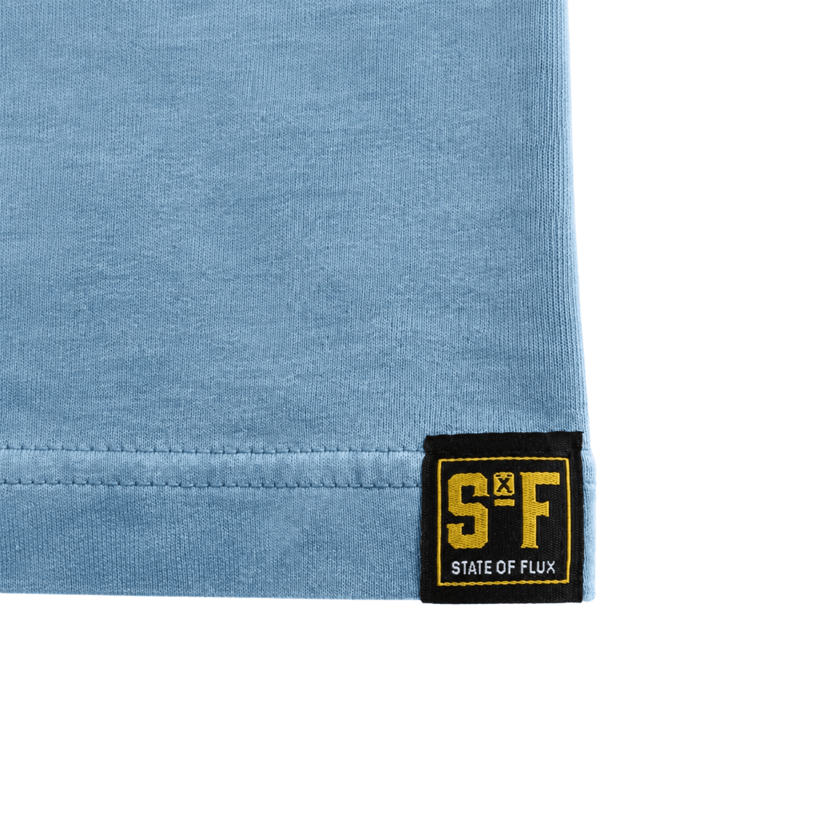 OG Mission Long-sleeve Tee in blue stone wash and dark blue