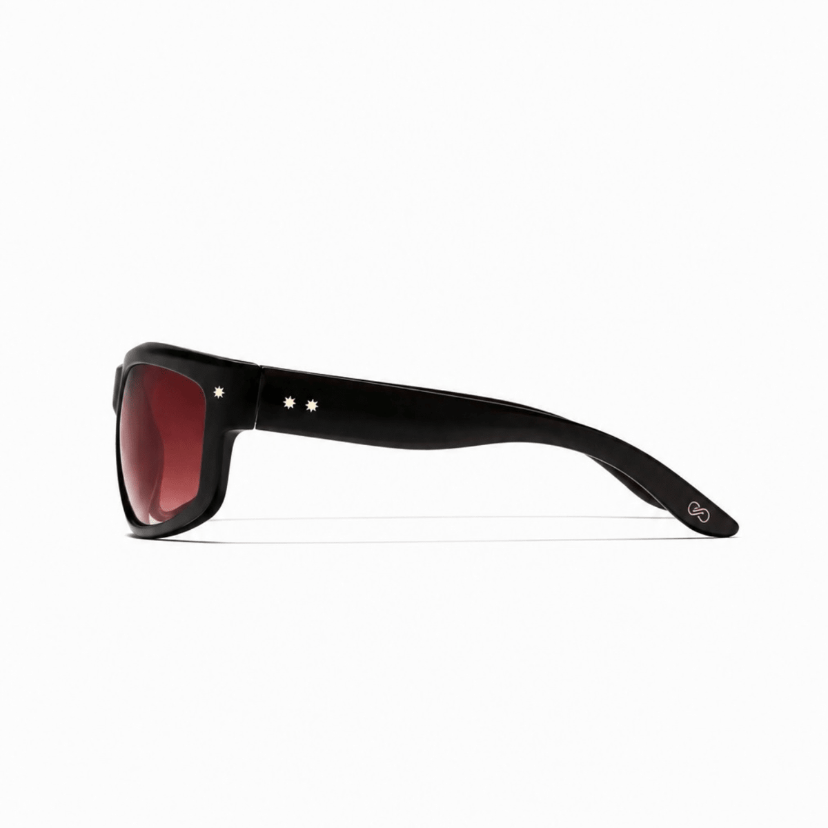 Ryder Sunglasses in elysium double black and cherry