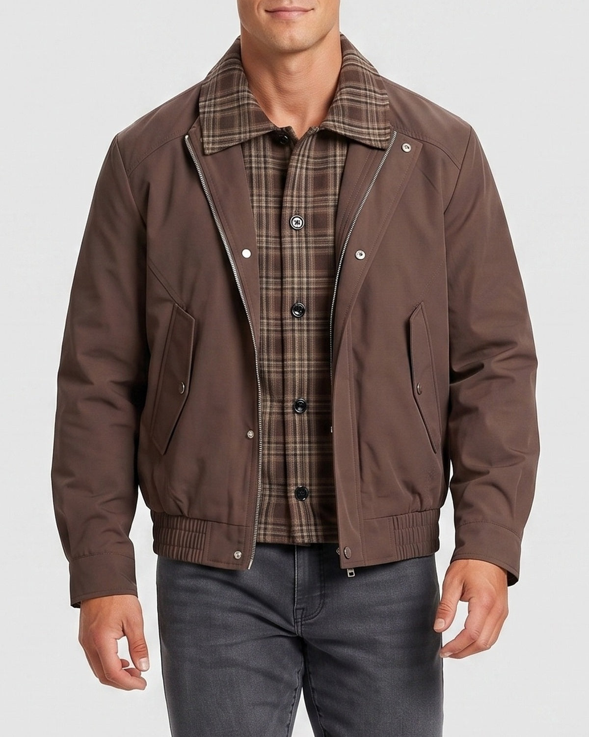 Men's Vintage Plaid Jacket