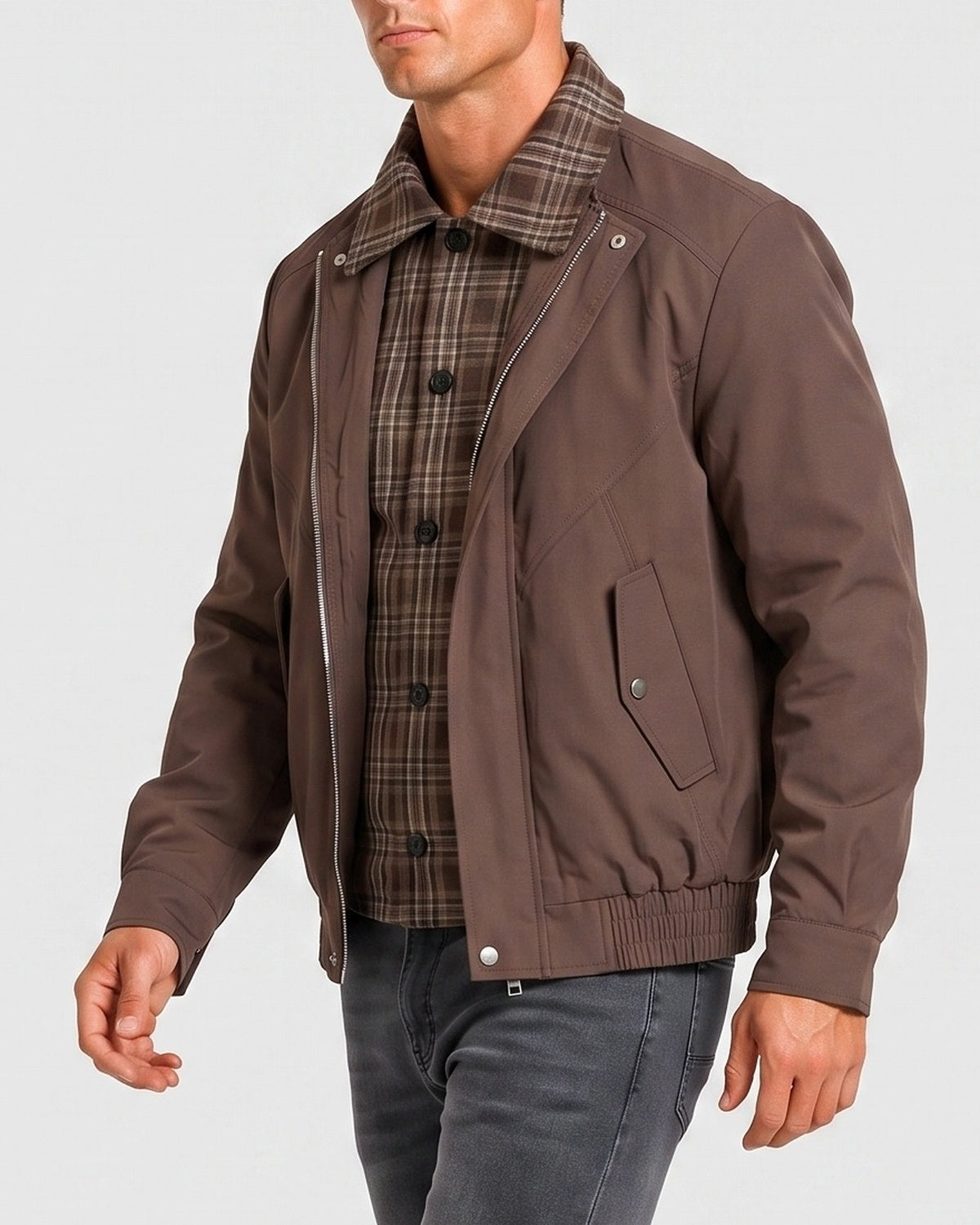 Men's Vintage Plaid Jacket