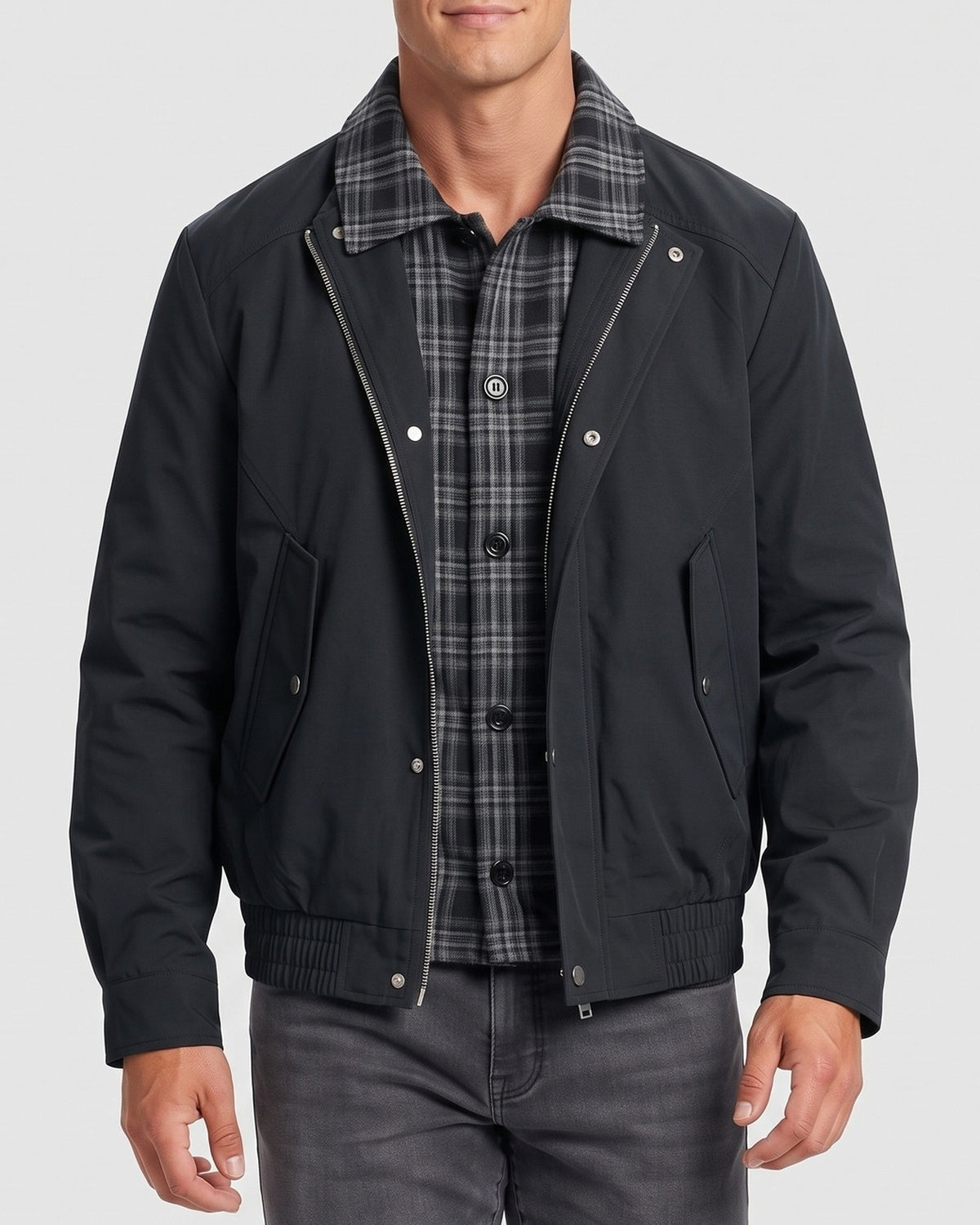 Men's Vintage Plaid Jacket