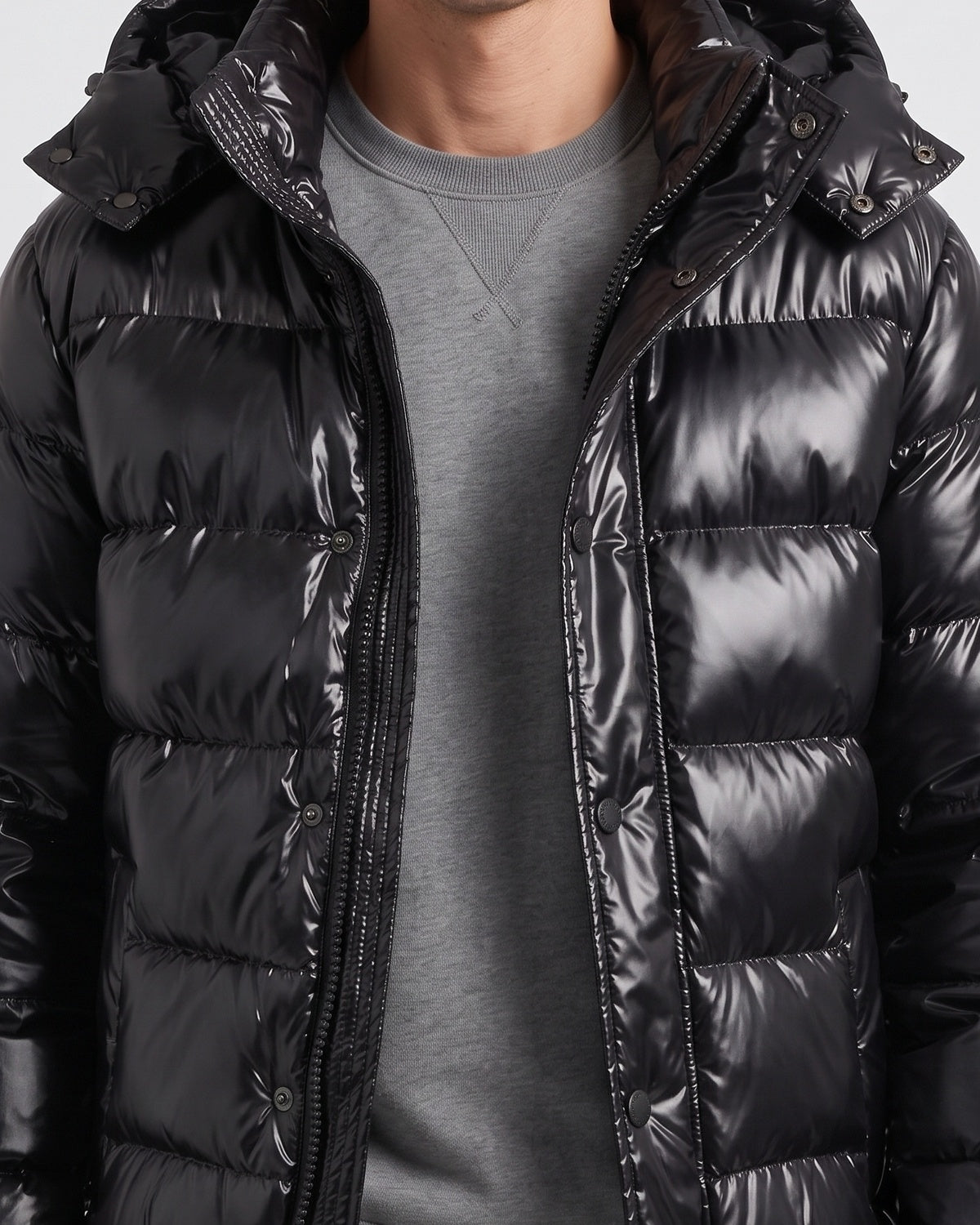 Men's Solid-Color Zip-Up Hoodie