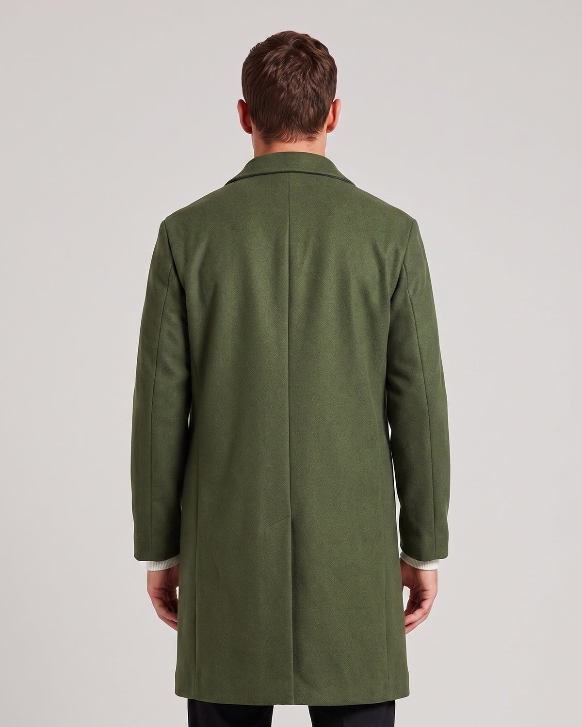 Men's double-breasted trench coat