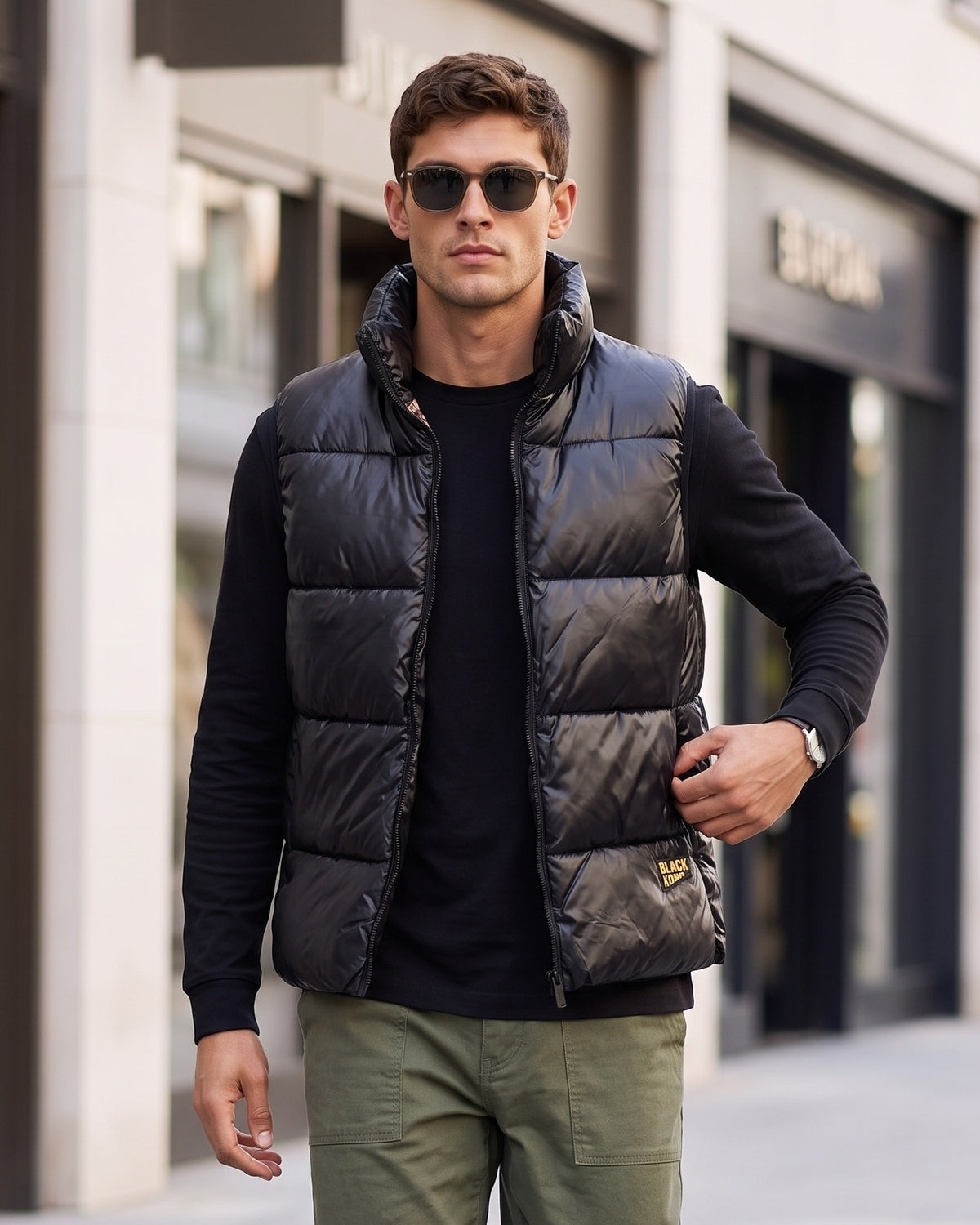 Men's Woven Vest