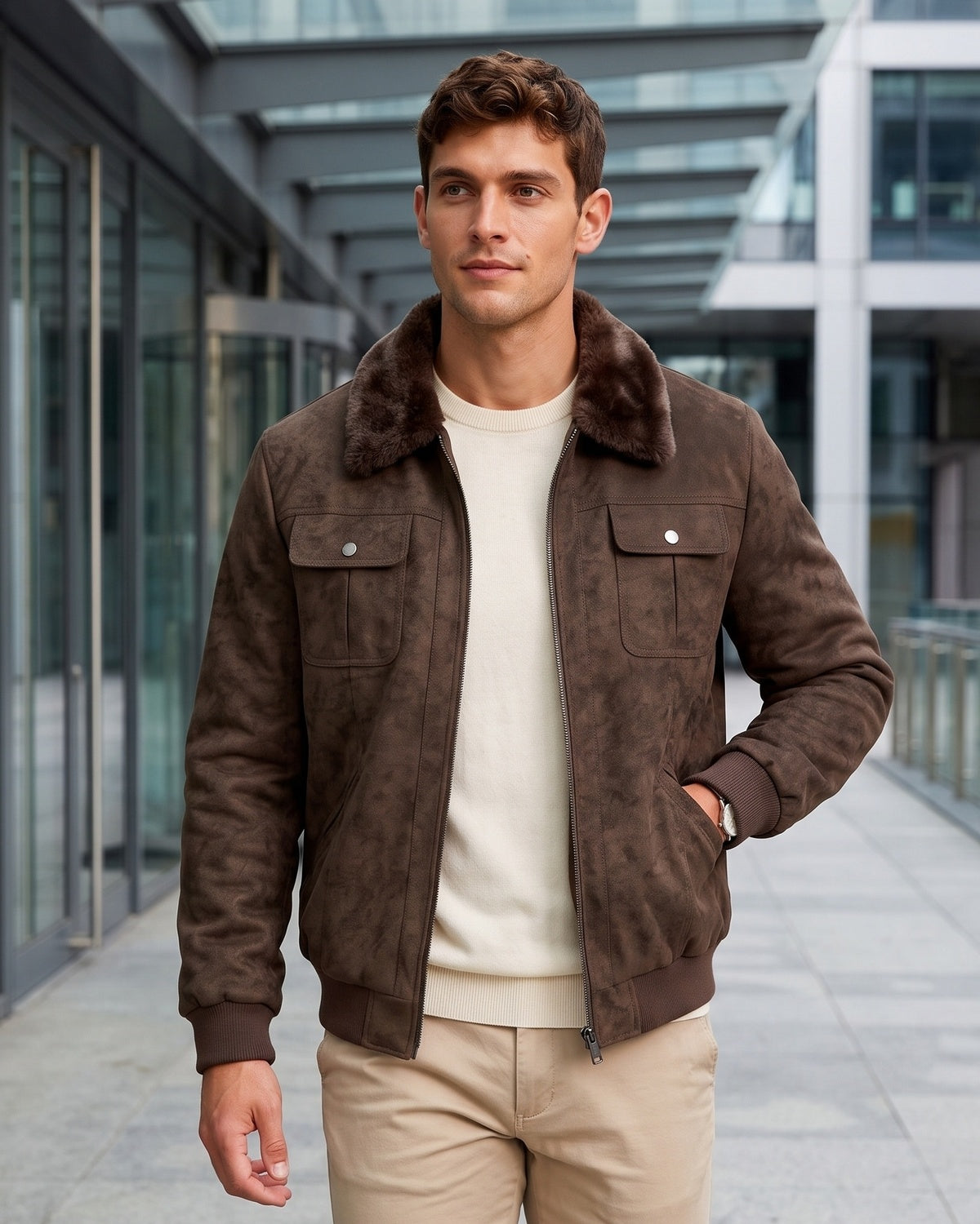 Zip-up jacket