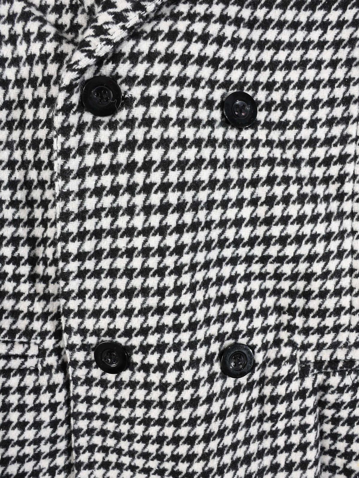KZZ Houndstooth double-breasted blazer