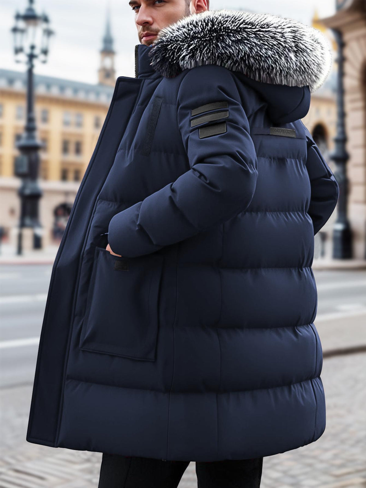 KZZ Men's Winter Casual Parka