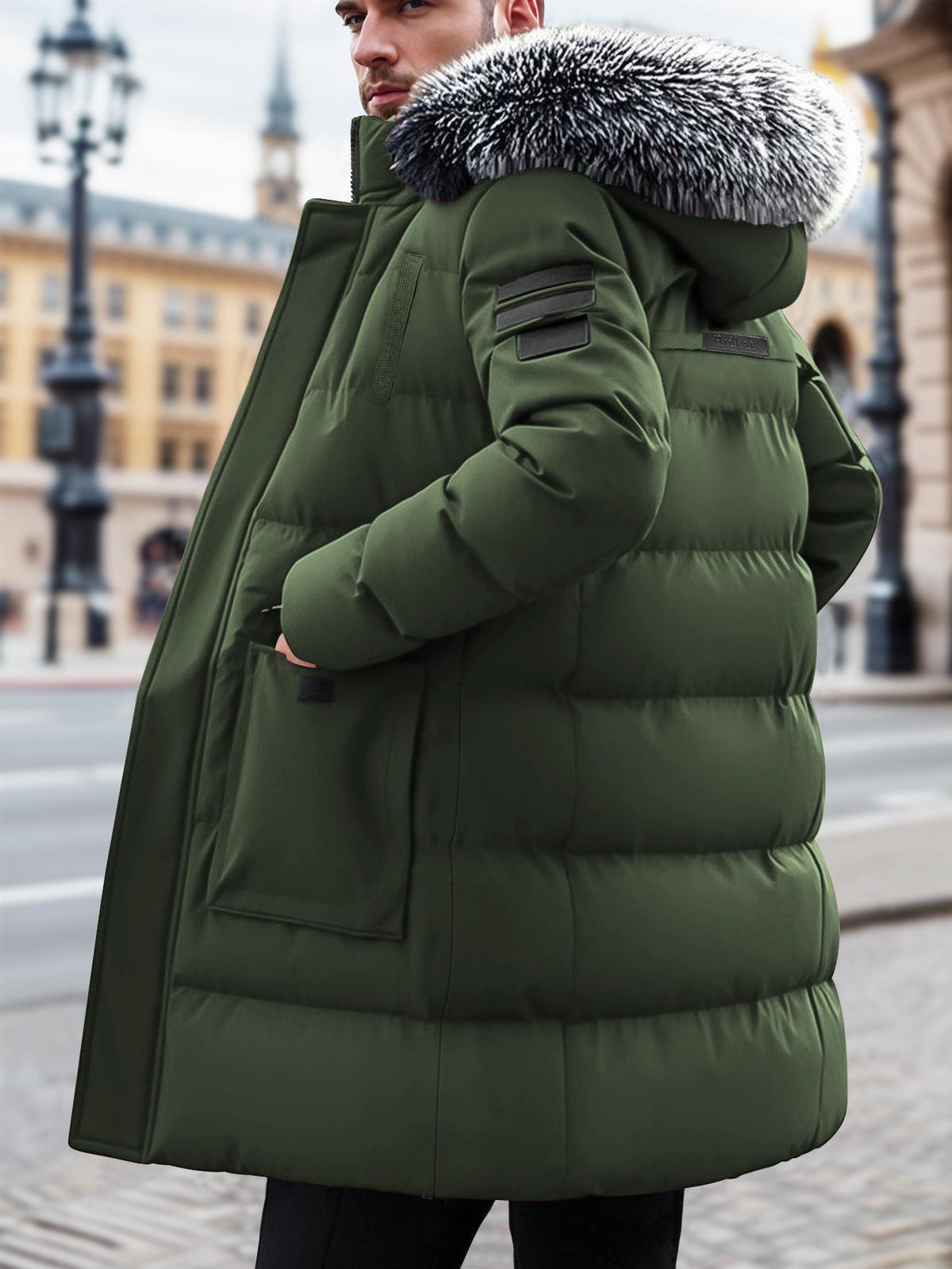 KZZ Men's Winter Casual Parka