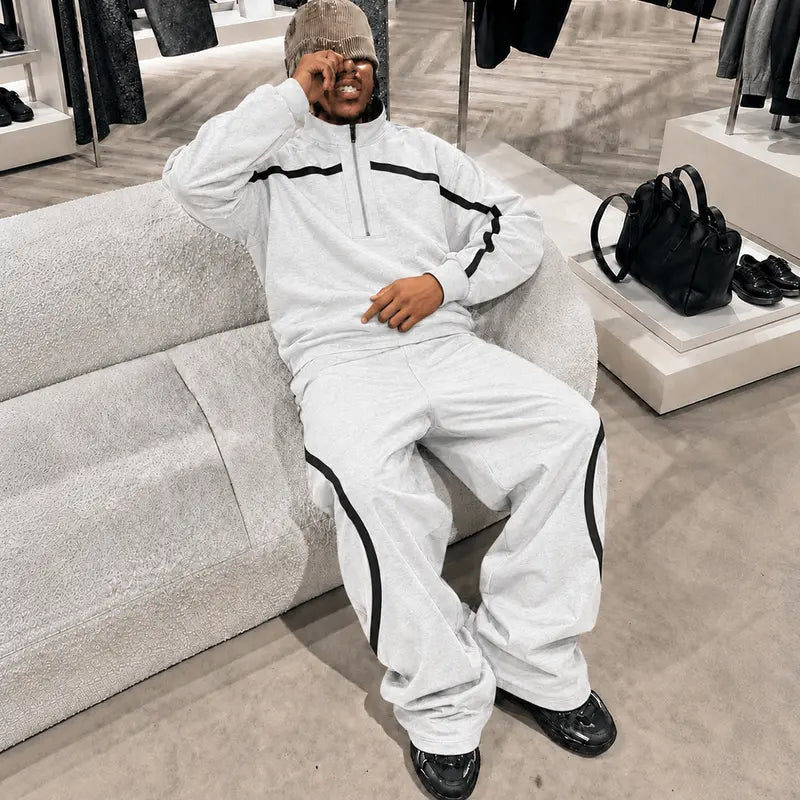 KZZ Men's two-piece sportswear set