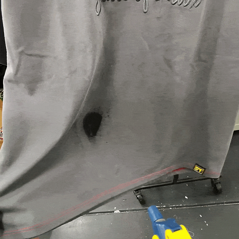 SOF Watermark Script Tee in gradient grey