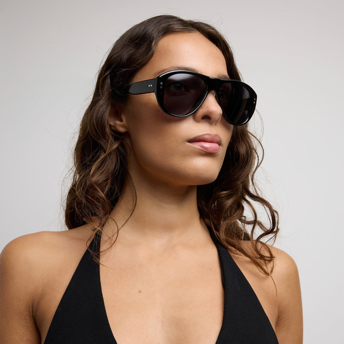 Austin Sunglasses in elysium double black and ink polarized