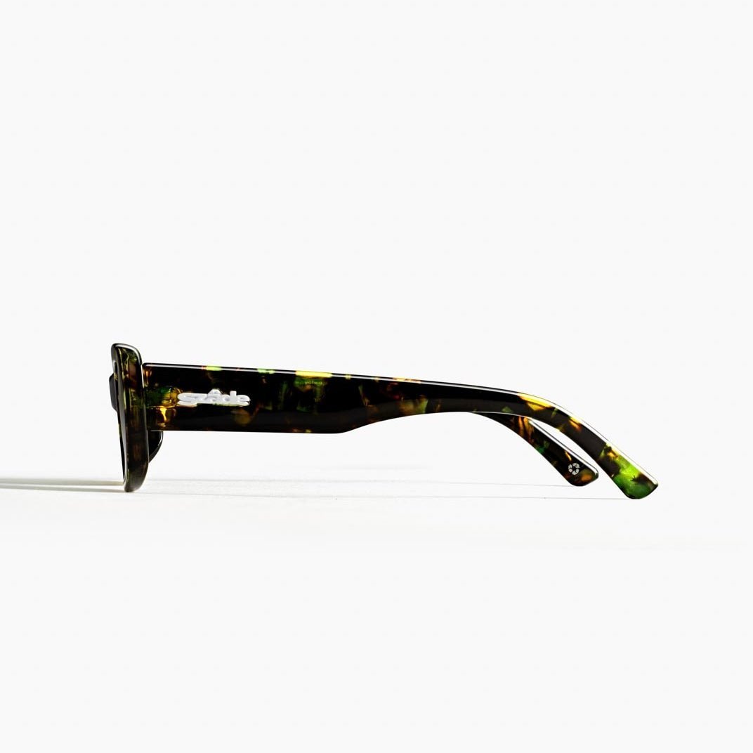 Dollin Sunglasses in jaded greens and moss