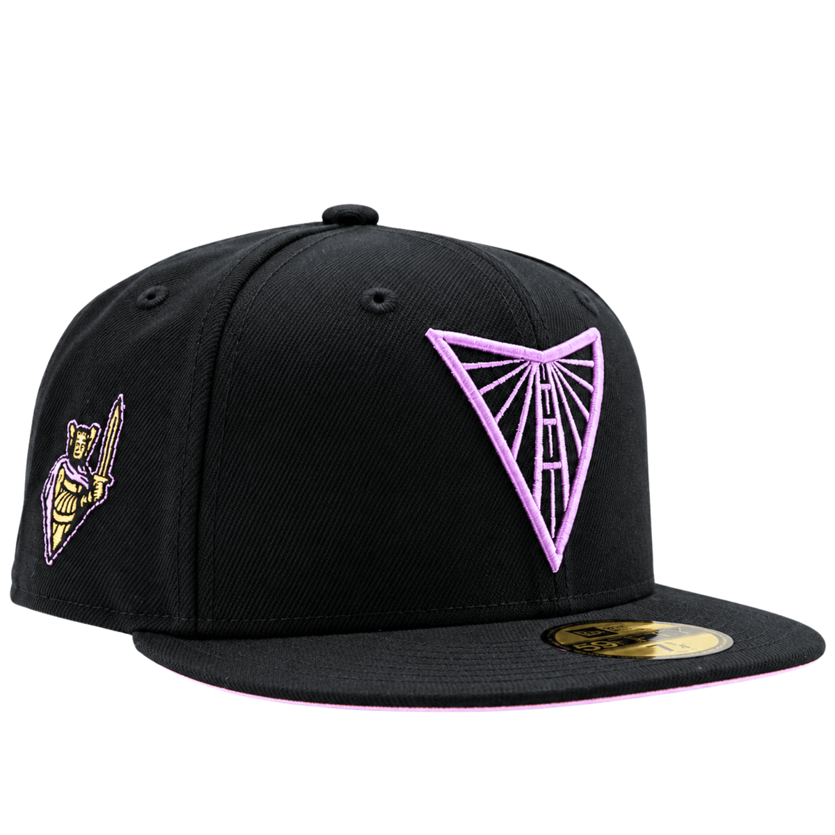Golden State Valkyries 59Fifty V's Up After Dark Fitted Hat in black and violet