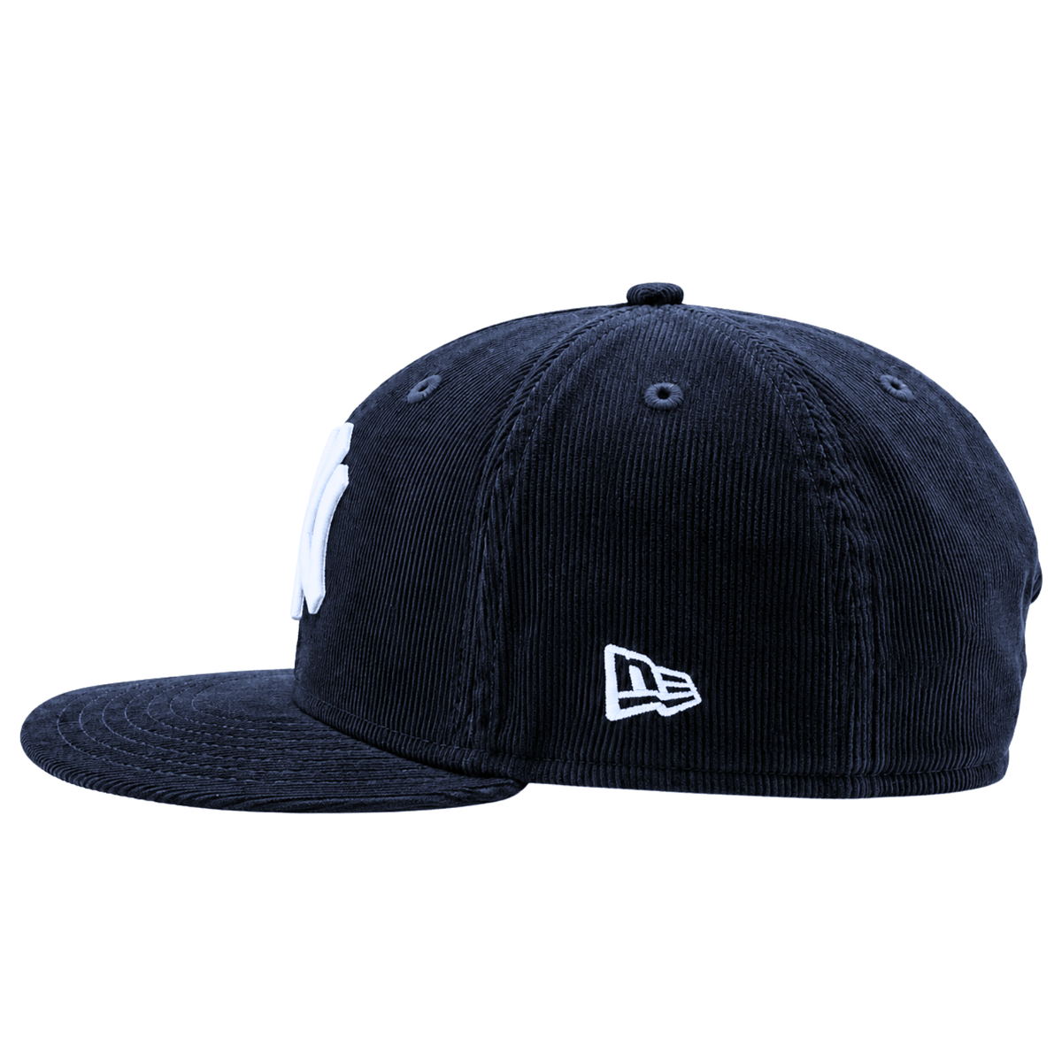 New York Yankees Seinfeld Corduroy 59Fifty Fitted Hat in navy and white