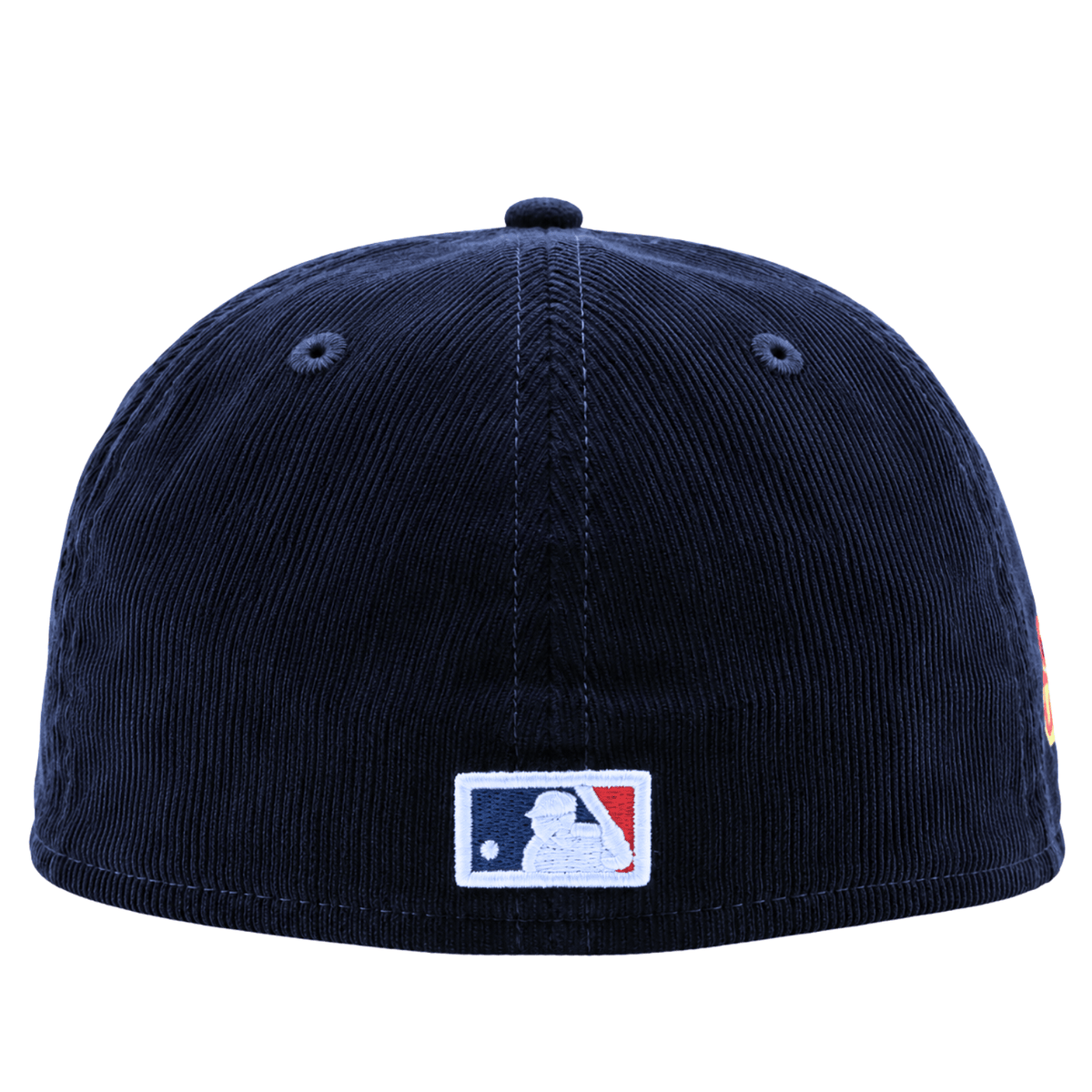 New York Yankees Seinfeld Corduroy 59Fifty Fitted Hat in navy and white