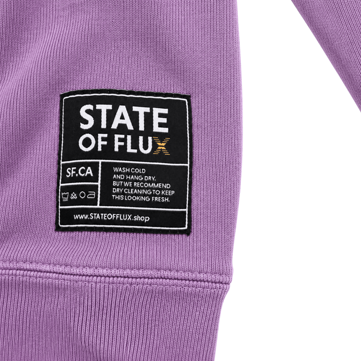 OG Mission Crewneck in lilac and black