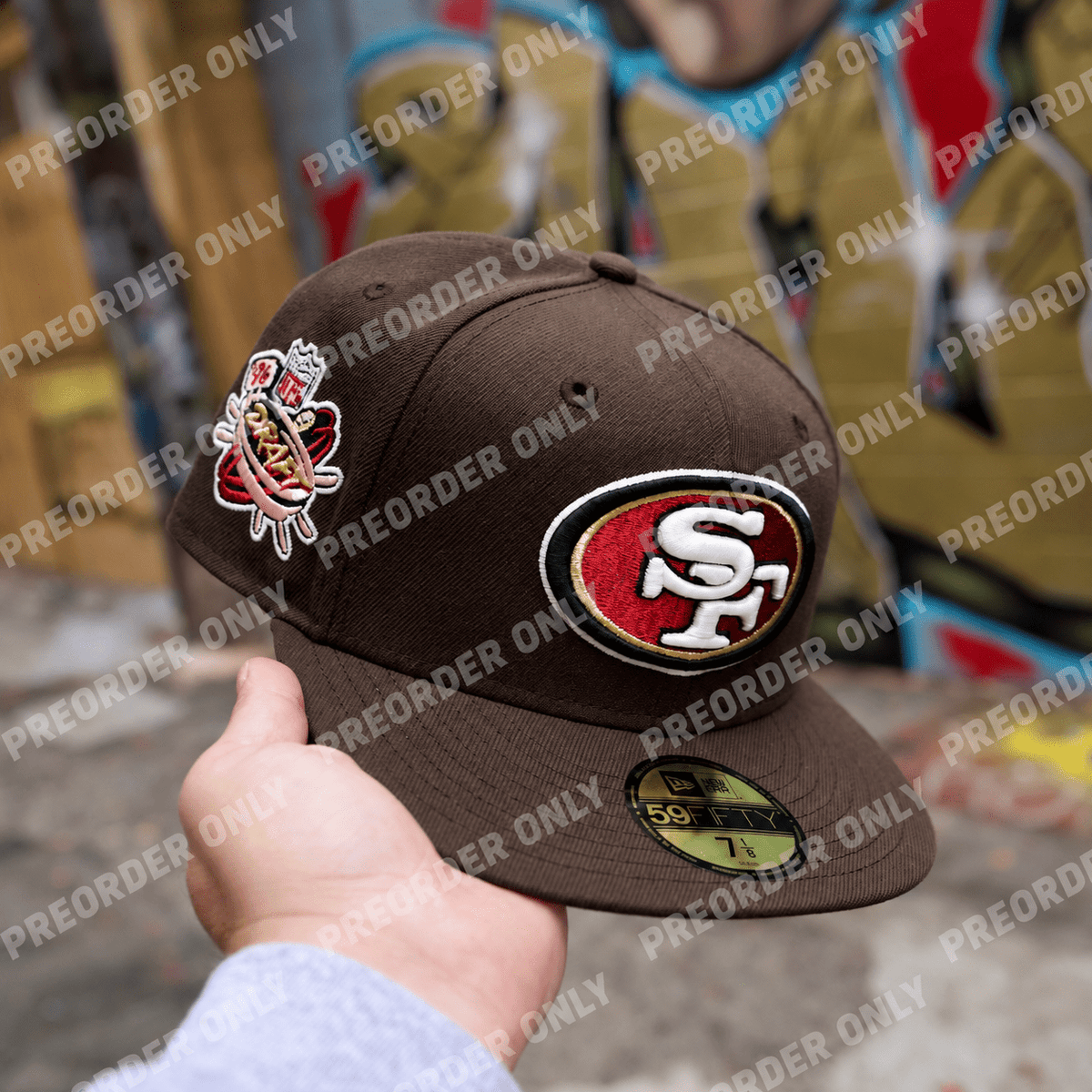 **PREORDER ONLY** San Francisco 49ers T.O. Pinky 59Fifty Fitted Hat in walnut