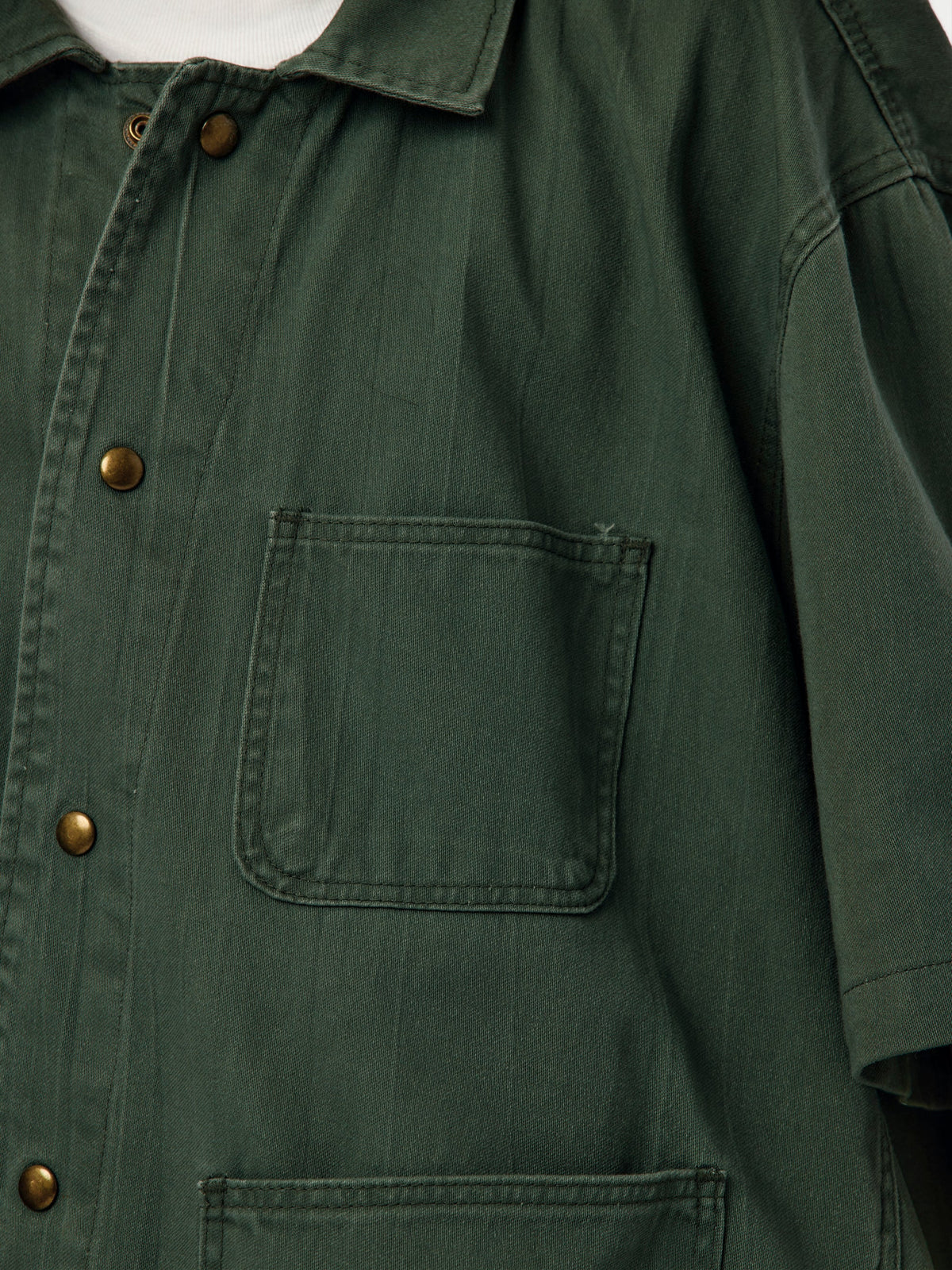 Removed From Conflict Field Overshirt (Green)