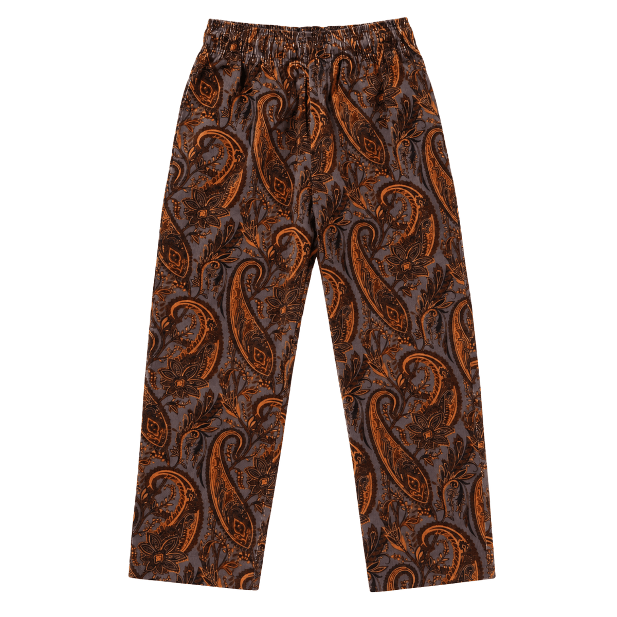 Semiwide Corduroy Chef Pants in paisley brown