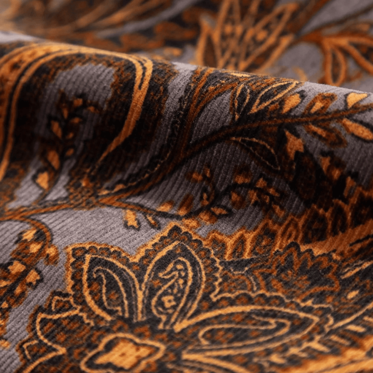 Semiwide Corduroy Chef Pants in paisley brown
