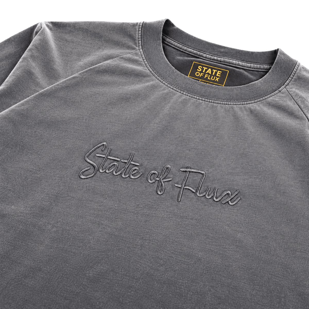 SOF Watermark Script Tee in gradient grey